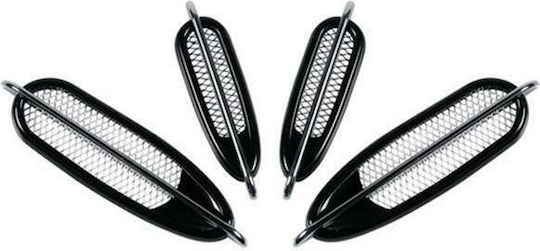 Lampa Conducta de aer de Autoturism Gurile de aer decorative autoadezive 19x5.3cm - 14x3.5cm 4 buc Compatibil cu