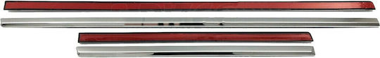 S-dizayn Protections for Car Doors Side Door Protective Trim Vw Amarok 2H 2010 Chrome 8pcs 8pcs Silver