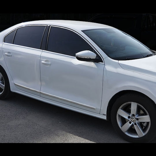 S-dizayn Vw Jetta 4d 2011> Trim Μαρκε Παραθύρων Αυτοκόλλητα Χρωμίου 12τεμ. /SD
