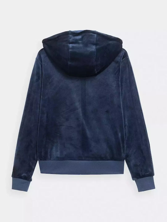 Women's Zip-Up Cardigan Blue