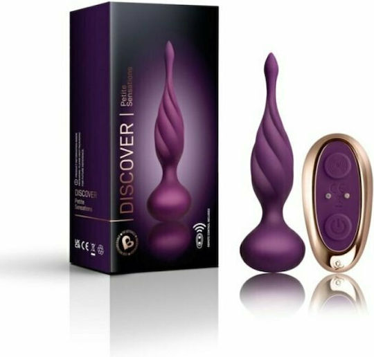 Rocks Off Discover Anal Plug with Wireless Functionality and Vibration Lilac 13.2cm