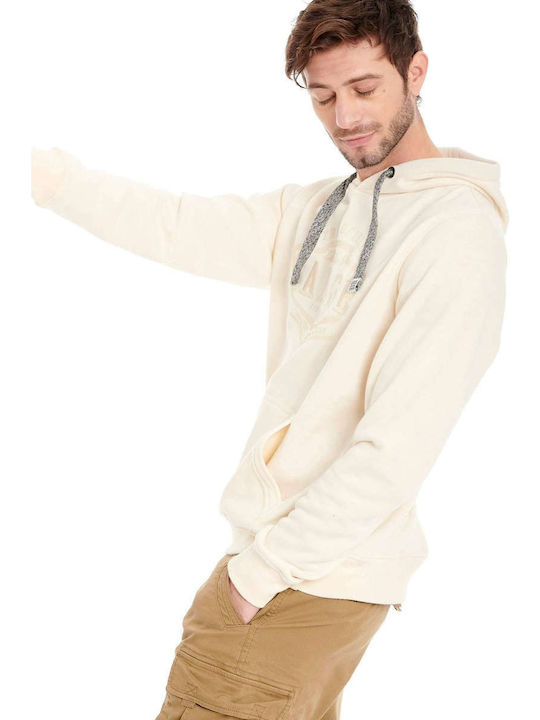 GAM004-21506 Sweatshirt mit Kapuze Off White