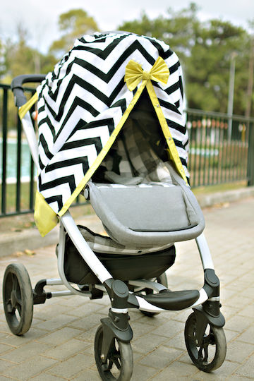 Queen Mother Yellow Stroller Sunshade All Season