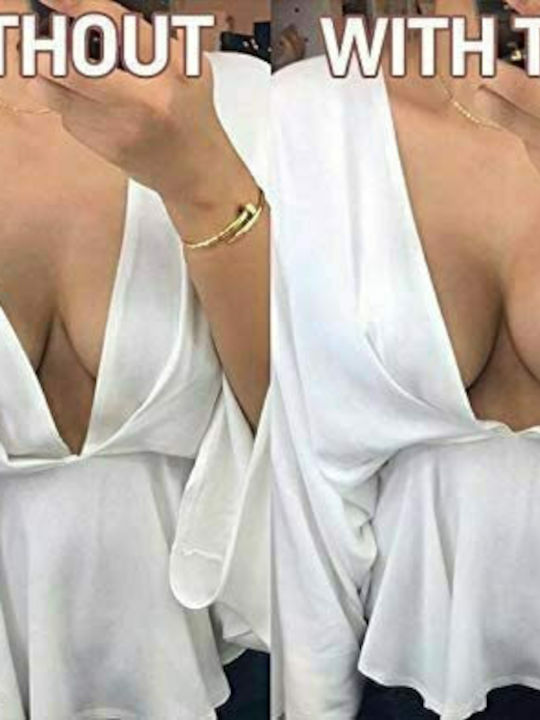 Invisible Αυτοκόλλητο Push Up Μπεζ Σουτιέν