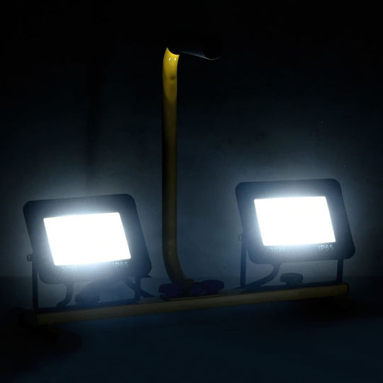 vidaXL Προβολέας Εργασίας Ρεύματος LED IP65 με Φωτεινότητα έως 4200lm
