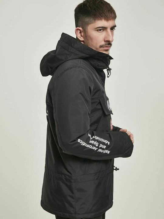 MT1118 Winter Jacke Winddicht Schwarz
