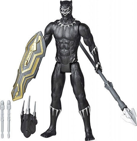 Action Figure Titan Hero Innovation Blast Gear Black Panther Marvel Avengers Black Panther for 4+ years old Years 30cm.