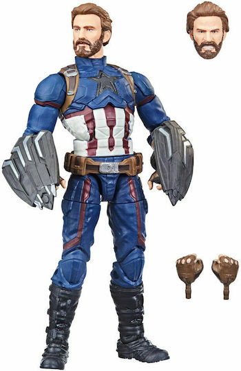 Action Figure The Infinity Saga Captain America Marvel Avengers Captain America for 4+ years old Years 15cm.