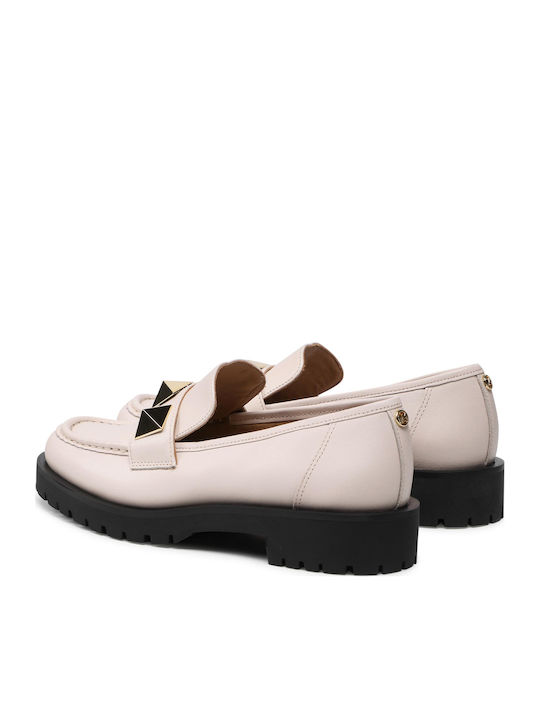Holland 40R2HLFP1L Γυναικεία Loafers σε Μπεζ Χρώμα