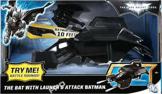 Action Figure The Bat with Launch & Attack Justice League Batman for 4+ years old Years