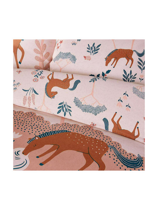 La Redoute Interieurs Bettlaken Einzeln Angepasst Baumwolle Bagatelle Pink 90x190cm