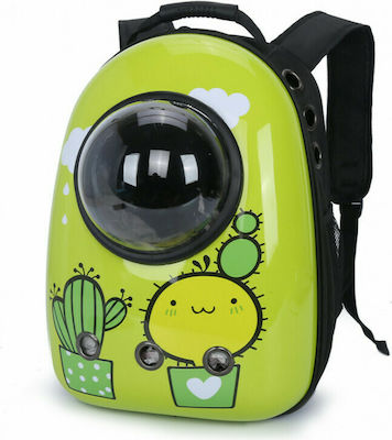 Glee Space Cactus Rucksack für Hunde / Katzen Grün L32xB42xH29cm. 89050