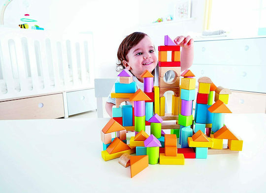 Hape Building Blocks Wonderful Beech Wooden for 1+ Years 101pcs