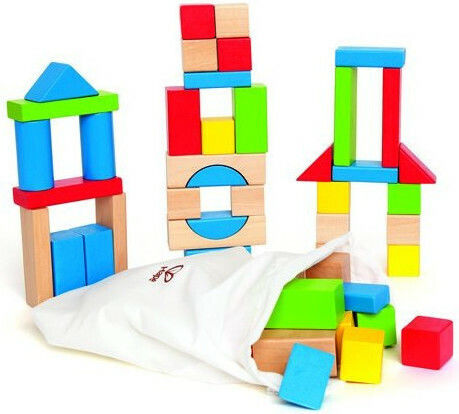 Hape Τουβλάκια Maple Ξύλινα για 1+ Έτους 50τμχ