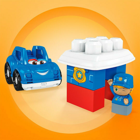 Mega Bloks Τουβλάκια Peter Police Car για 1+ Έτους 6τμχ