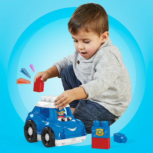 Mega Bloks Τουβλάκια Peter Police Car για 1+ Έτους 6τμχ
