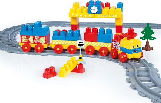 Dolu Dolu Bauklötze Vollständiges Train-Set für 1,5+ Jahre 89 Stück