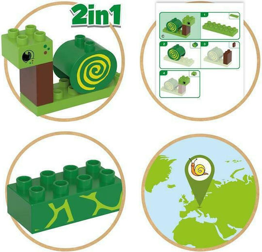 Biobuddi Blocks Build The Little Turtle for 1-6 years Years 12pcs