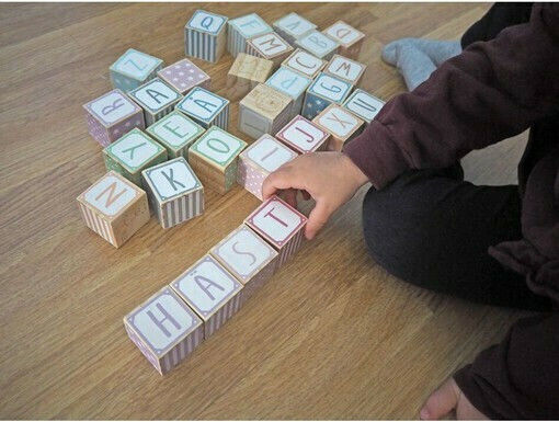 Jabadabado Educational Building Blocks Alphabet for 2+ Years 30 Pieces