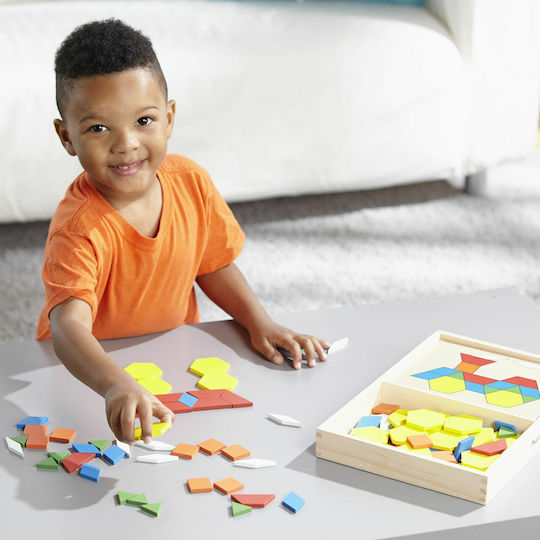 Melissa & Doug Τουβλάκια Σετ Το πρώτο μου Τάγκραμ για 3+ Ετών 120τμχ