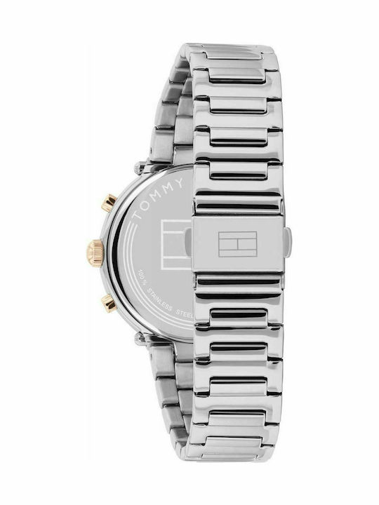 Tommy Hilfiger Emery Women's Watch Chronograph with Silver Metal Bracelet