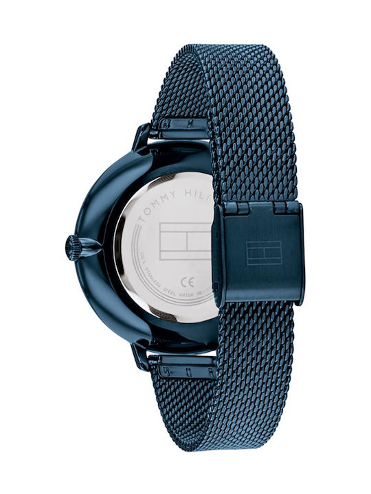 Tommy Hilfiger Alexa Ceas de Damă cu Albastru Brățară Metalică