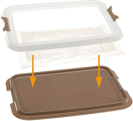 Ferplast Hygienic Pad Tray Τουαλέτα Σκύλου 49x36x3cm