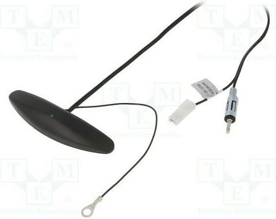 Phonocar Car Antenna Interior Sticker for Radio with Amplifier in Black Color