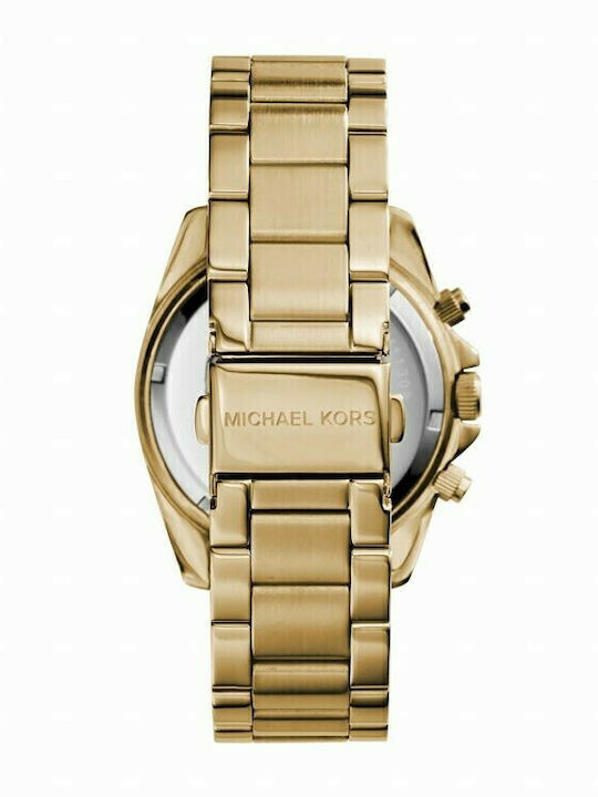 Michael Kors Blair Γυναικείο Ρολόι 38mm Χρονογράφος Μπαταρίας με Χρυσό Μεταλλικό Μπρασελέ