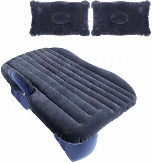 GlobalExpress Gl- Car Inflatable Mattress Inflatable Travel Mattress for the Back Seat of the Car Beige in Beige Color