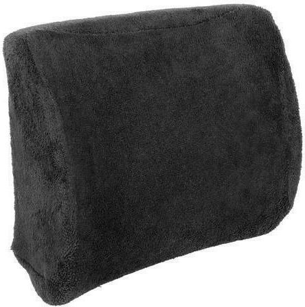 Lampa Ergo Seat Car Pillow Ergo Seat Lumbar Support Back Cushion with Memory Foam in Black Color