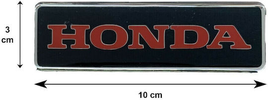 Race Axion Car Emblem Decoration Honda Logo Screw-in Epoxy Resin Floor Mats 10x3cm 2pcs in Black Color LOGO.HONDA-RXCCA