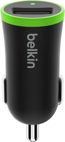 Belkin Car Charger 2.4A with one Port: 1xUSB with Cable Micro-USB Black Color