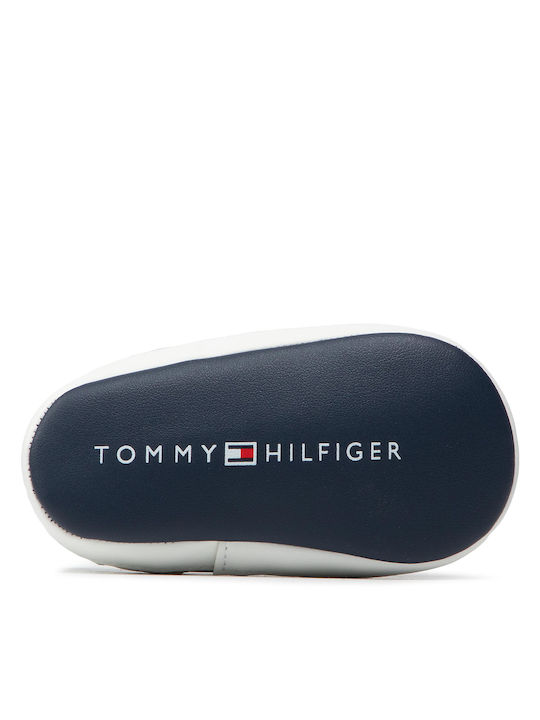 Tommy Hilfiger Βρεφικά Sneakers Αγκαλιάς Λευκά