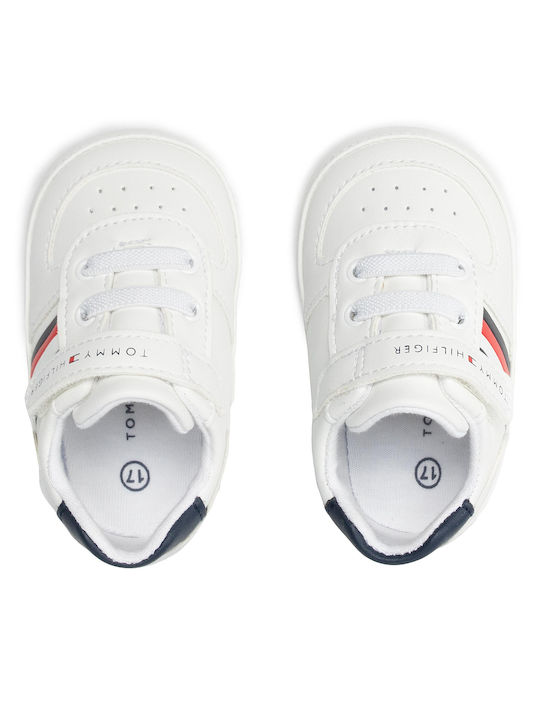 Tommy Hilfiger Βρεφικά Sneakers Αγκαλιάς Λευκά