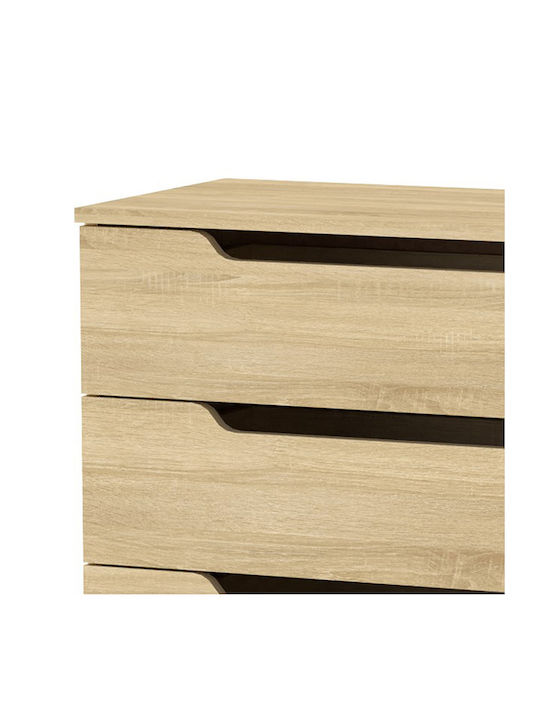 Azenor Wooden Chest of Drawers with 4 Drawers Sonoma 72x38x83cm