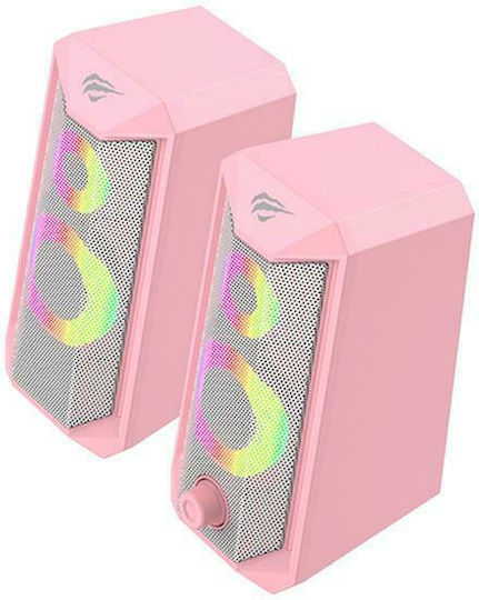 Havit SK202 2.0 Speakers 3W Pink