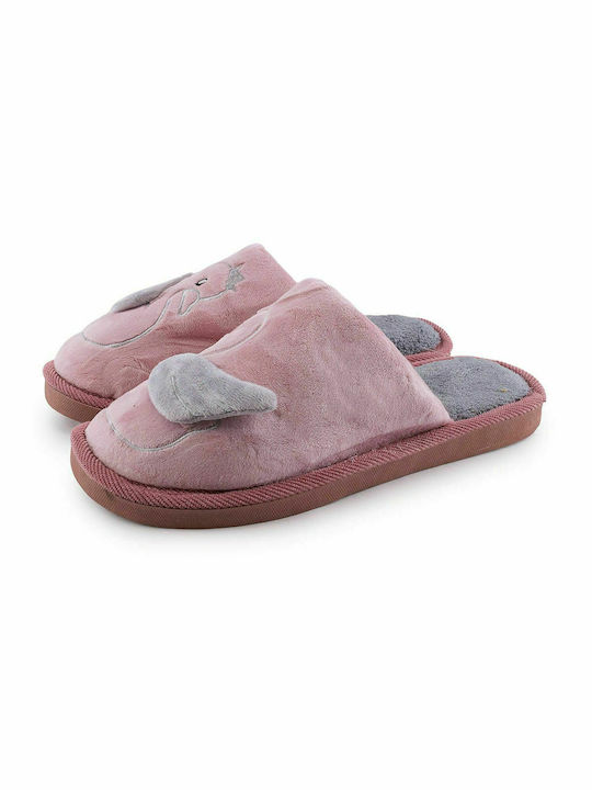 Love4shoes 2068 Women's Slipper In Pink Colour