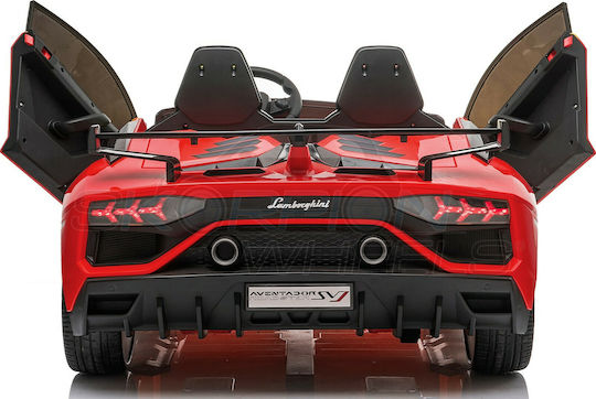 Lamborghini Aventador SVJ Două Locuri Cu Telecomandă Licențiat 24 Volt Roșu Pentru 6+ Ani