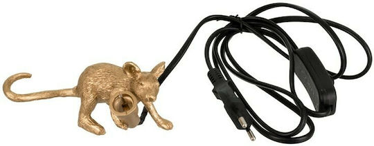 GloboStar Διακοσμητικό Φωτιστικό Mouse E12 Φιγούρα 13x4x7εκ.