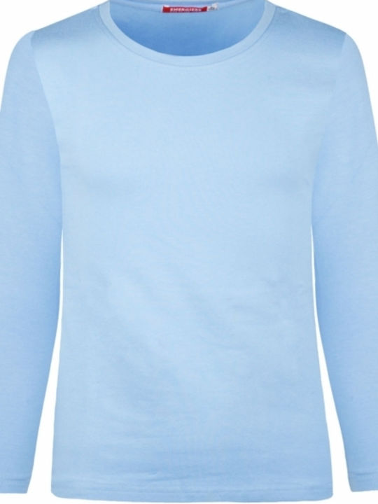 Energiers Kids Blouse Long Sleeve Light Blue