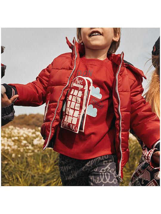Kids' Shirt Long Sleeve Red