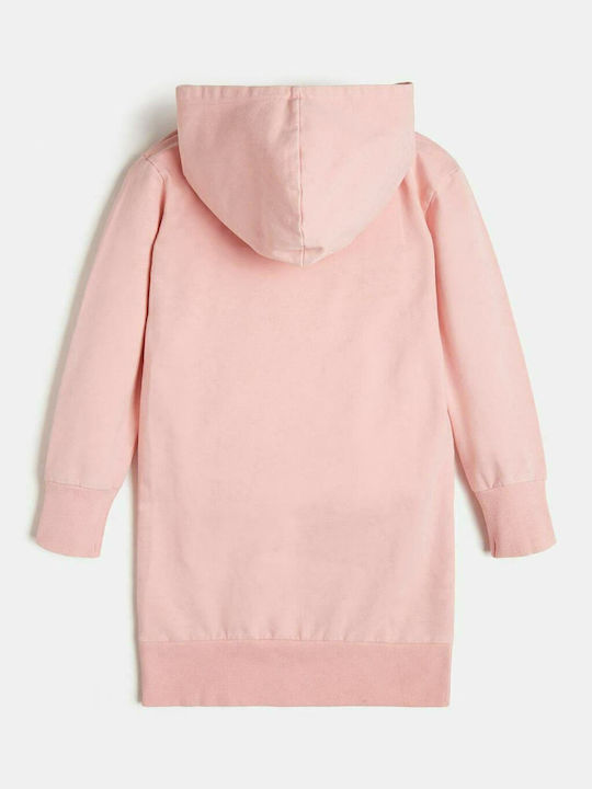 Rochie-bluză pentru copii Cu mânecă lungă Roz