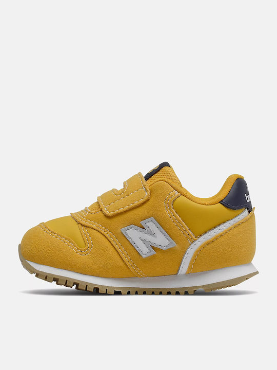 373 Παιδικά Sneakers με Σκρατς Κίτρινα