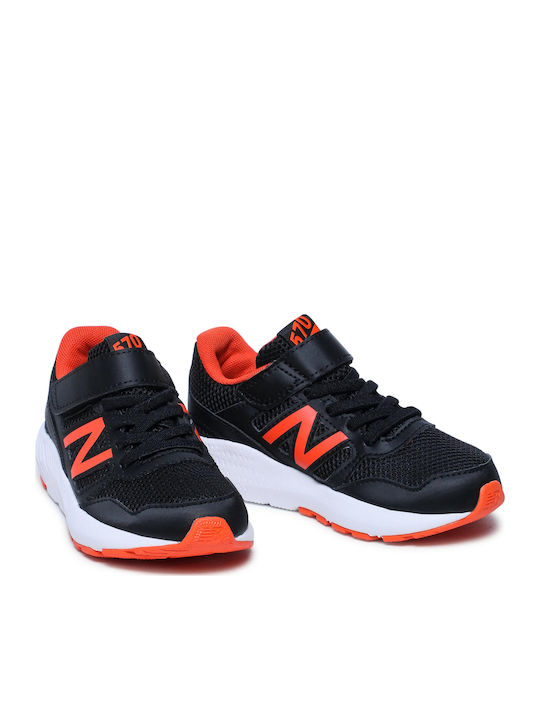 570 Kids Sneakers with Scratch Black