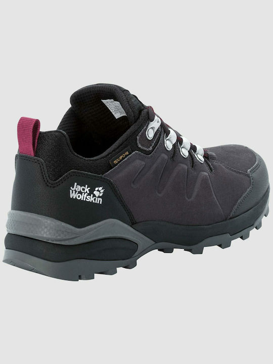 Jack Wolfskin Refugio Texapore Γυναικεία Ορειβατικά Παπούτσια Γκρι