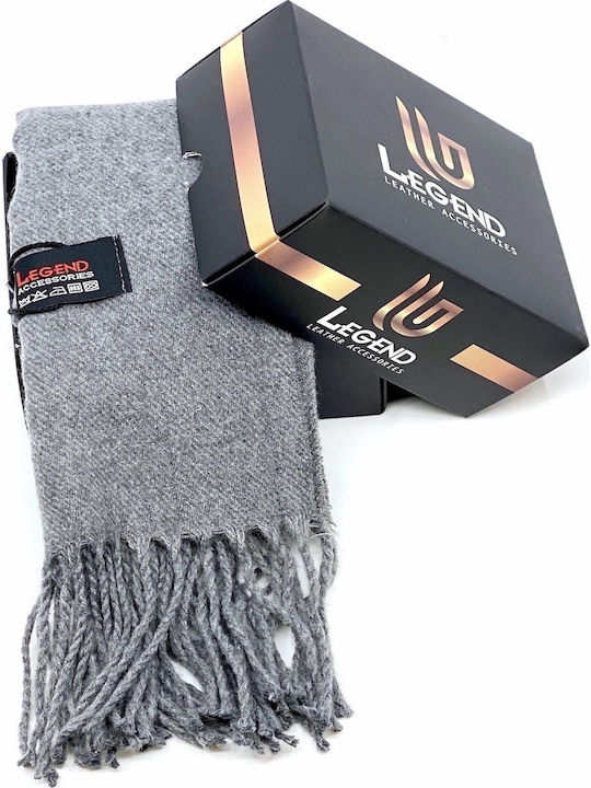 Men's Cashmere Scarf Gray