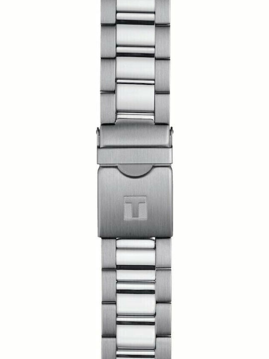 Tissot Seastar 1000 Men's Watch 45.5mm Chronograph Battery with Silver Metal Bracelet