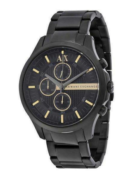 Armani Exchange Ceas Bărbați 46mm Cronograf Baterie Cu Brățară Oțel Inoxidabil Neagră