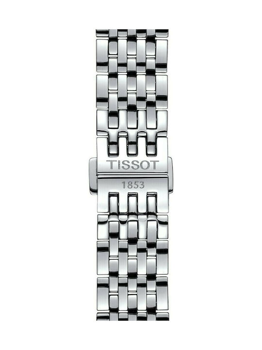 Tissot Le Locle Powermatic 80 Ceas Automat cu Argintiu Brățară metalică